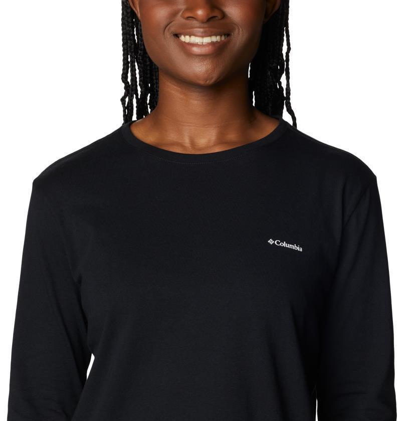 North Cascades Back Graphic LS Tee - Womens - Black / Outdoor Park 3