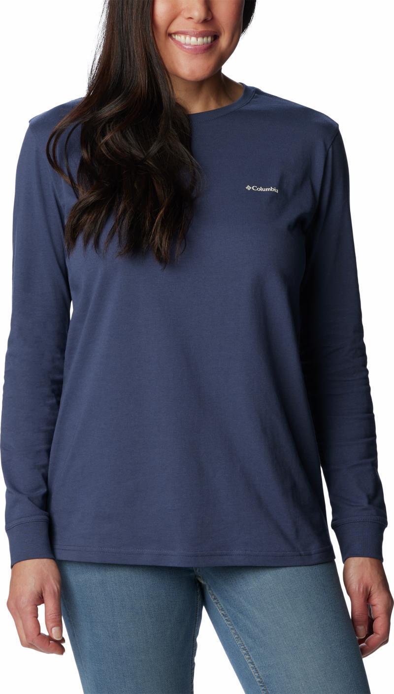 North Cascades Back Graphic LS Tee - Womens - Nocturnal / Escape to Nature 1