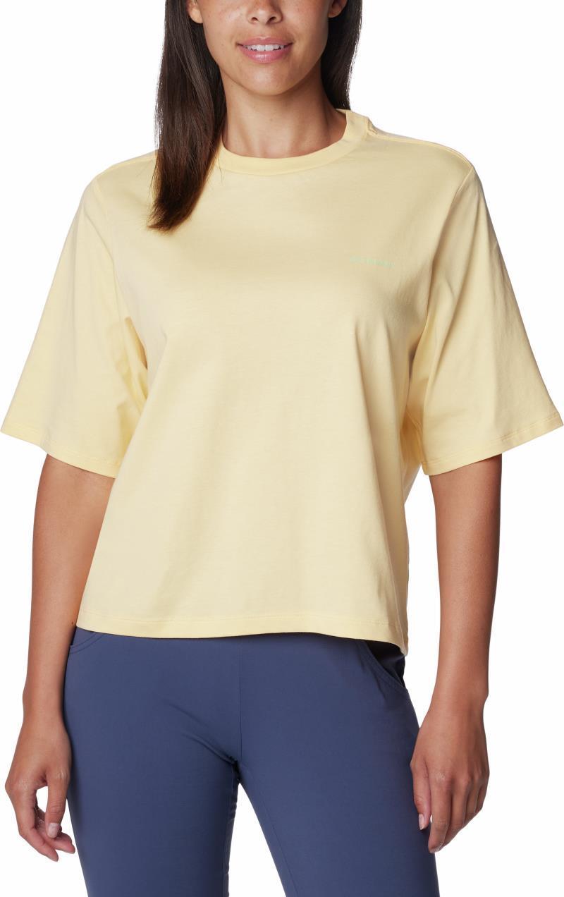 North Cascades Graphic SS Tee - Womens - Sunkissed / Wavy Rays 1