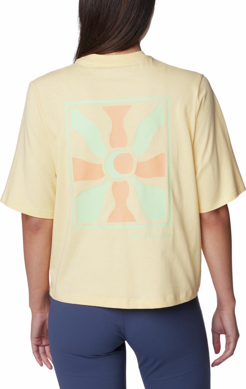 North Cascades Graphic SS Tee - Womens - Sunkissed / Wavy Rays 2