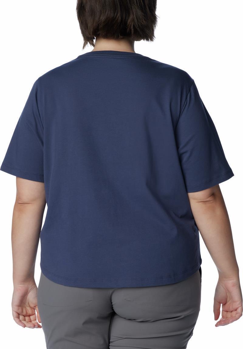 North Cascades Relaxed Tee, Extended - Womens - Nocturnal / Branded Bouquet 2