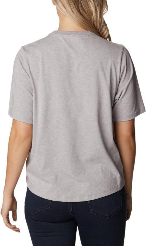 North Cascades Relaxed Tee - Womens - Columbia Grey Heather / Centered Gem Buffalo 2
