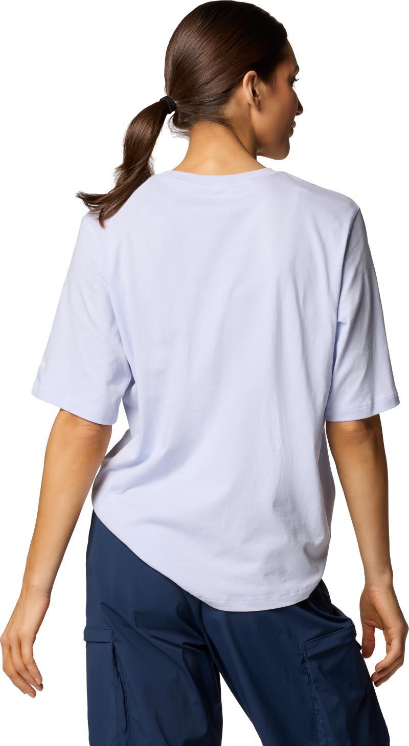 North Cascades Relaxed Tee - Womens - Snowdrift / Floral Emblem 3