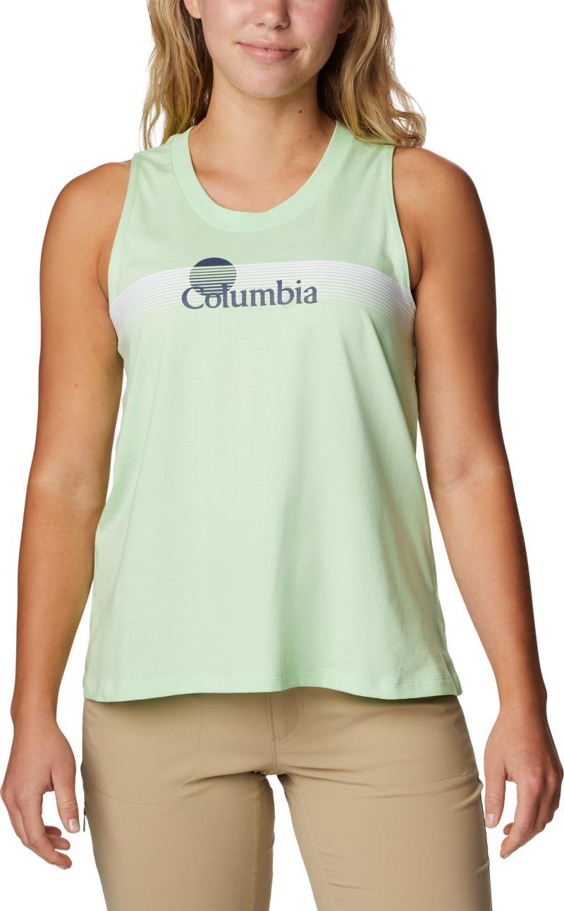 North Cascades Tank - Plus - Womens - Key West / Inverted Brand Graphic 1