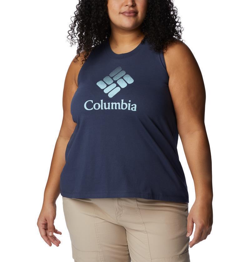 North Cascades Tank - Plus - Womens - Nocturnal / CSC Stacked Gradient Graphic 1