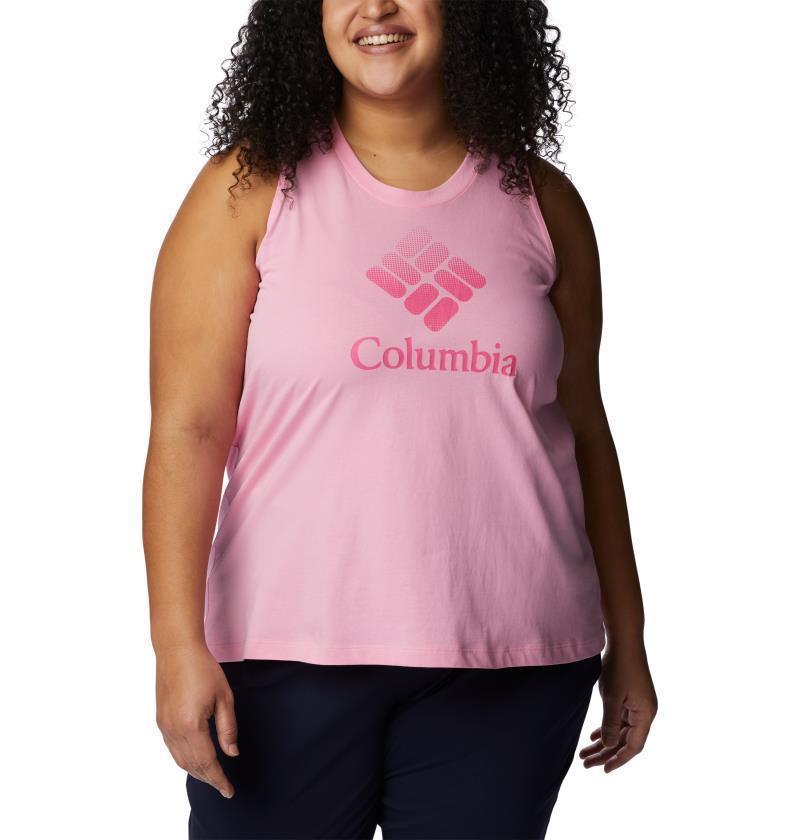 North Cascades Tank - Plus - Womens - Wild Rose / CSC Stacked Gradient Graphic 1