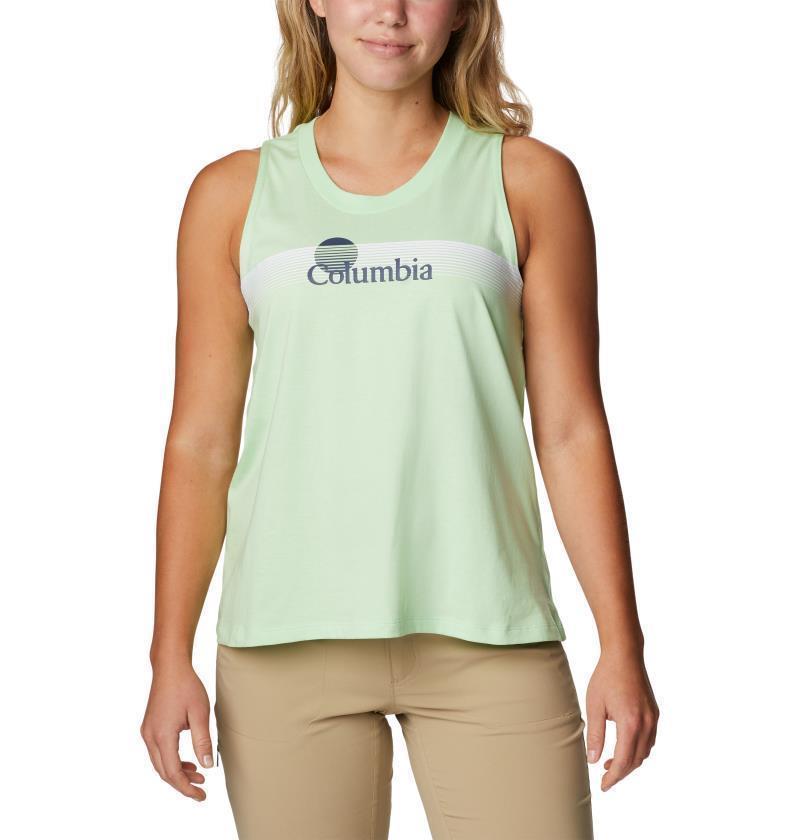 North Cascades Tank - Womens - Key West / Inverted Brand Graphic 1