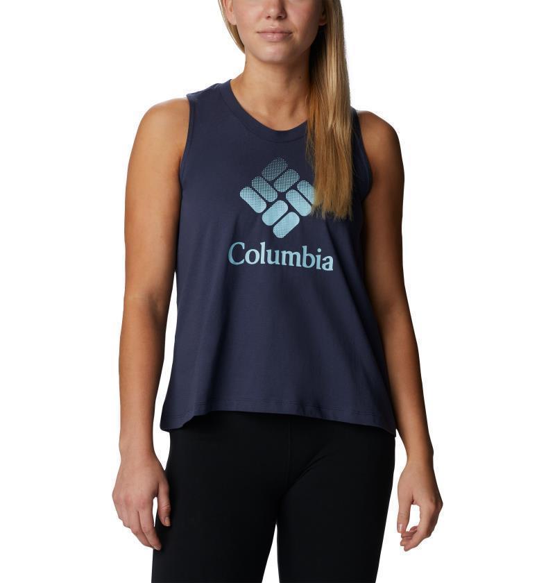 North Cascades Tank - Womens - Nocturnal / CSC Stacked Gradient Graphic 1