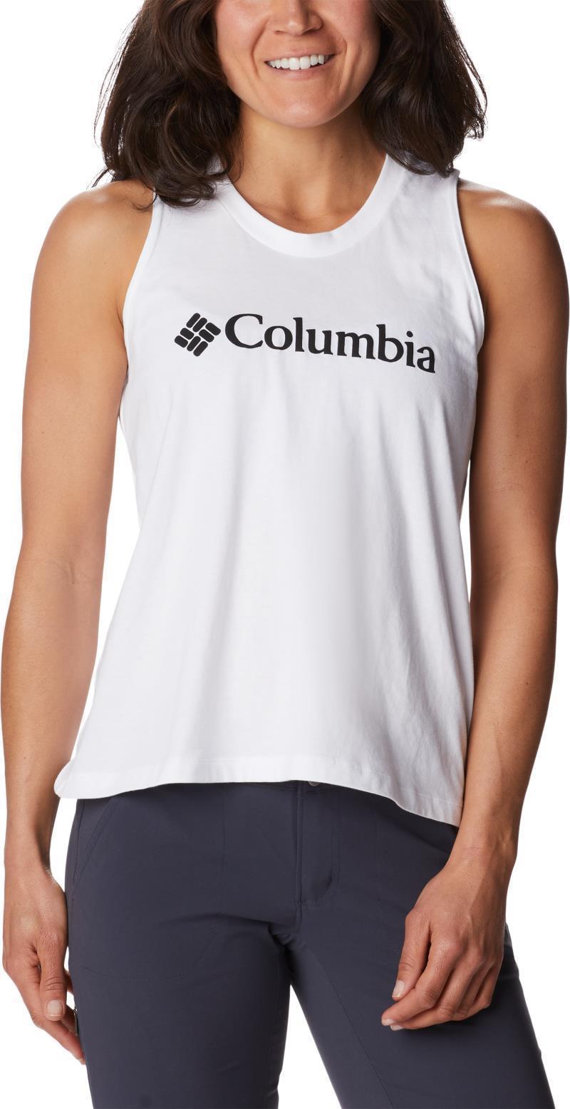 North Cascades Tank - Womens - White / Black Branded 1