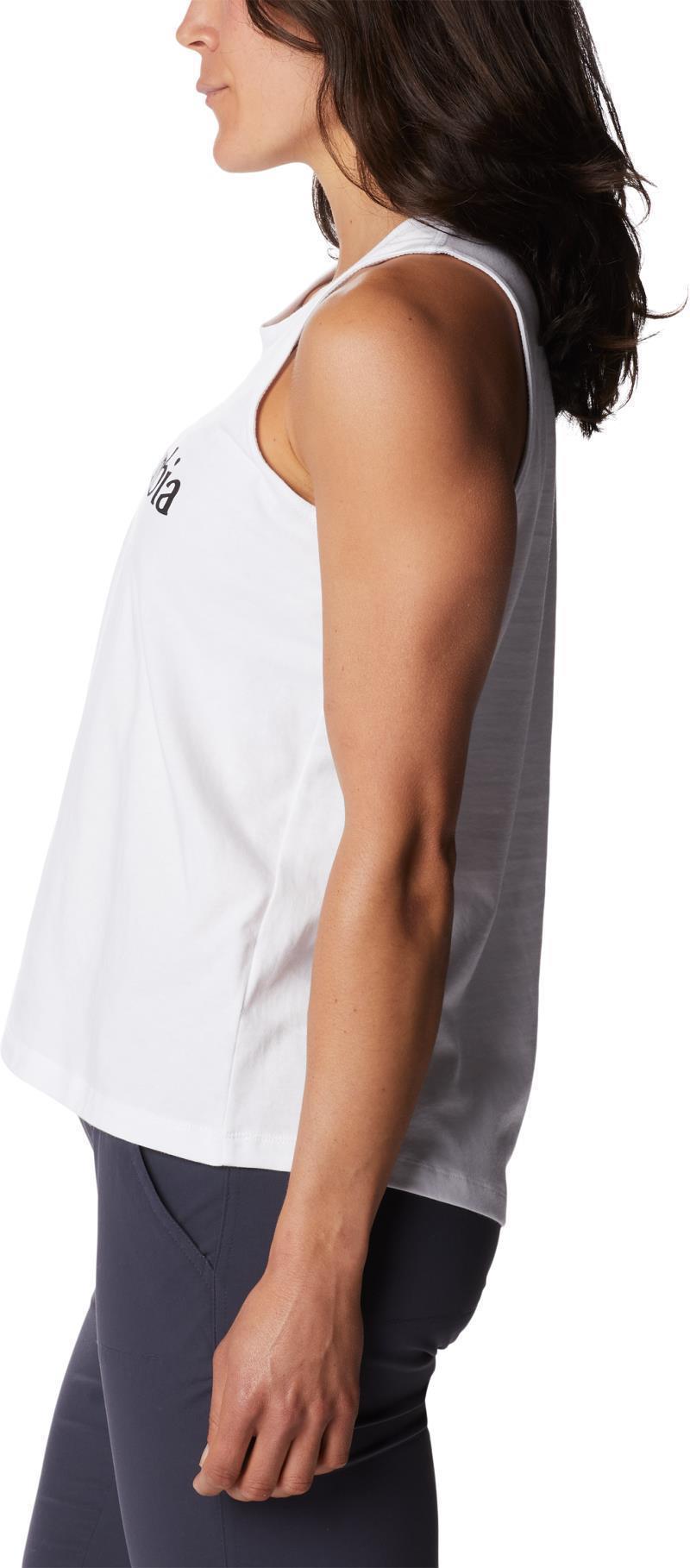 North Cascades Tank - Womens - White / Black Branded 3