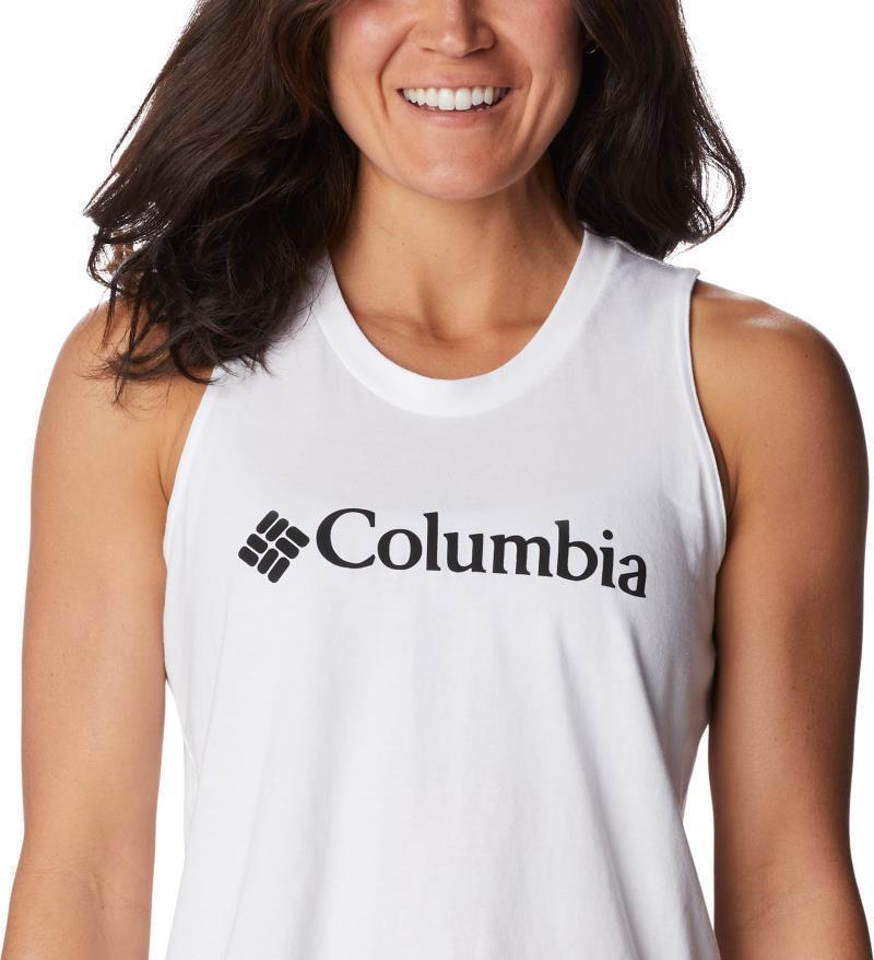 North Cascades Tank - Womens - White / Black Branded 4
