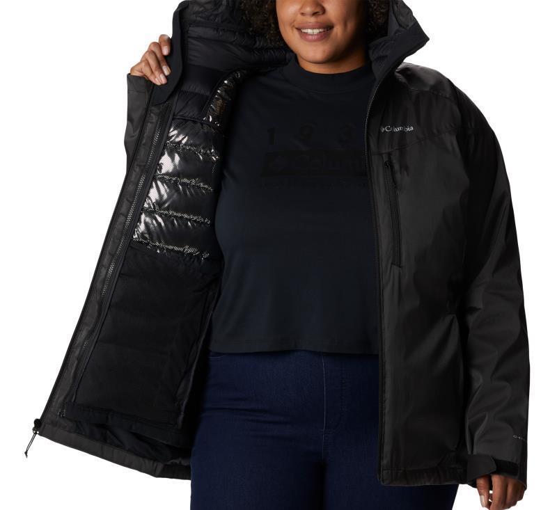 Oak Ridge Interchange Jacket - Plus - Womens - Black Sheen 4