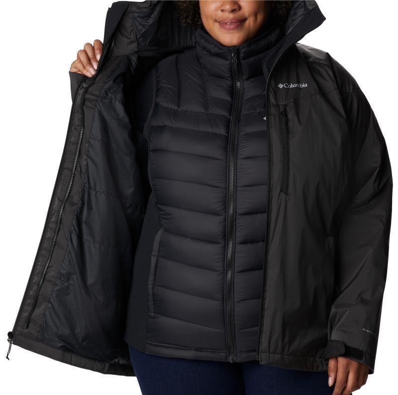 Oak Ridge Interchange Jacket - Plus - Womens - Black Sheen 7