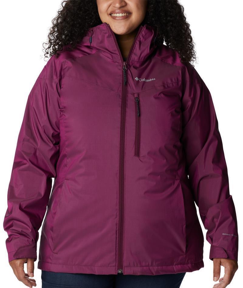 Oak Ridge Interchange Jacket - Plus - Womens - Marionberry Sheen 1