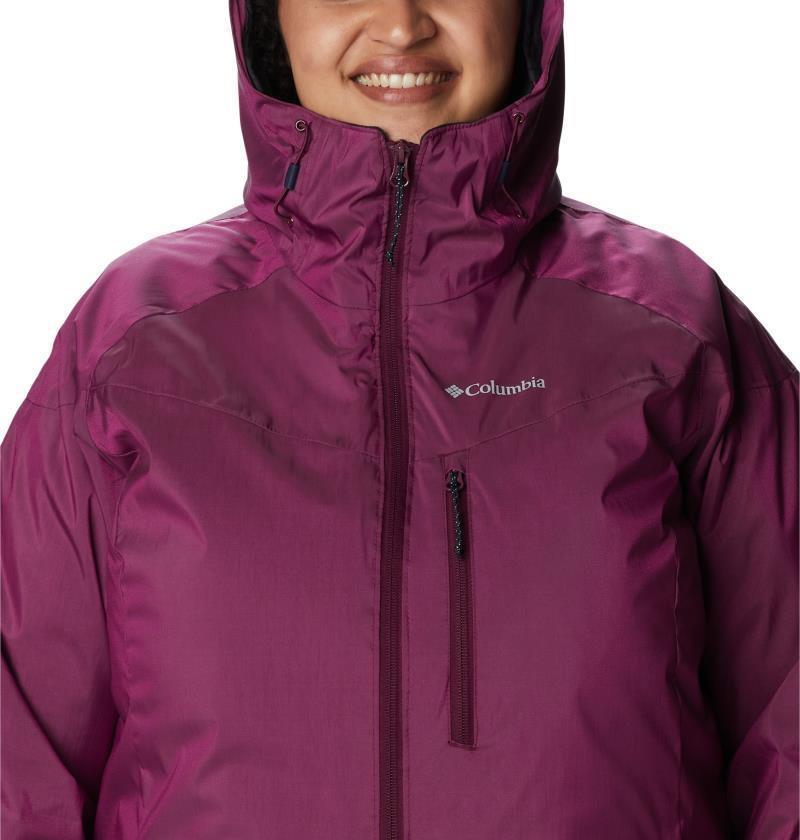 Oak Ridge Interchange Jacket - Plus - Womens - Marionberry Sheen 3