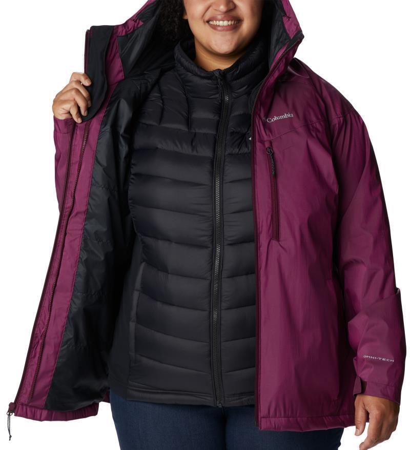 Oak Ridge Interchange Jacket - Plus - Womens - Marionberry Sheen 4