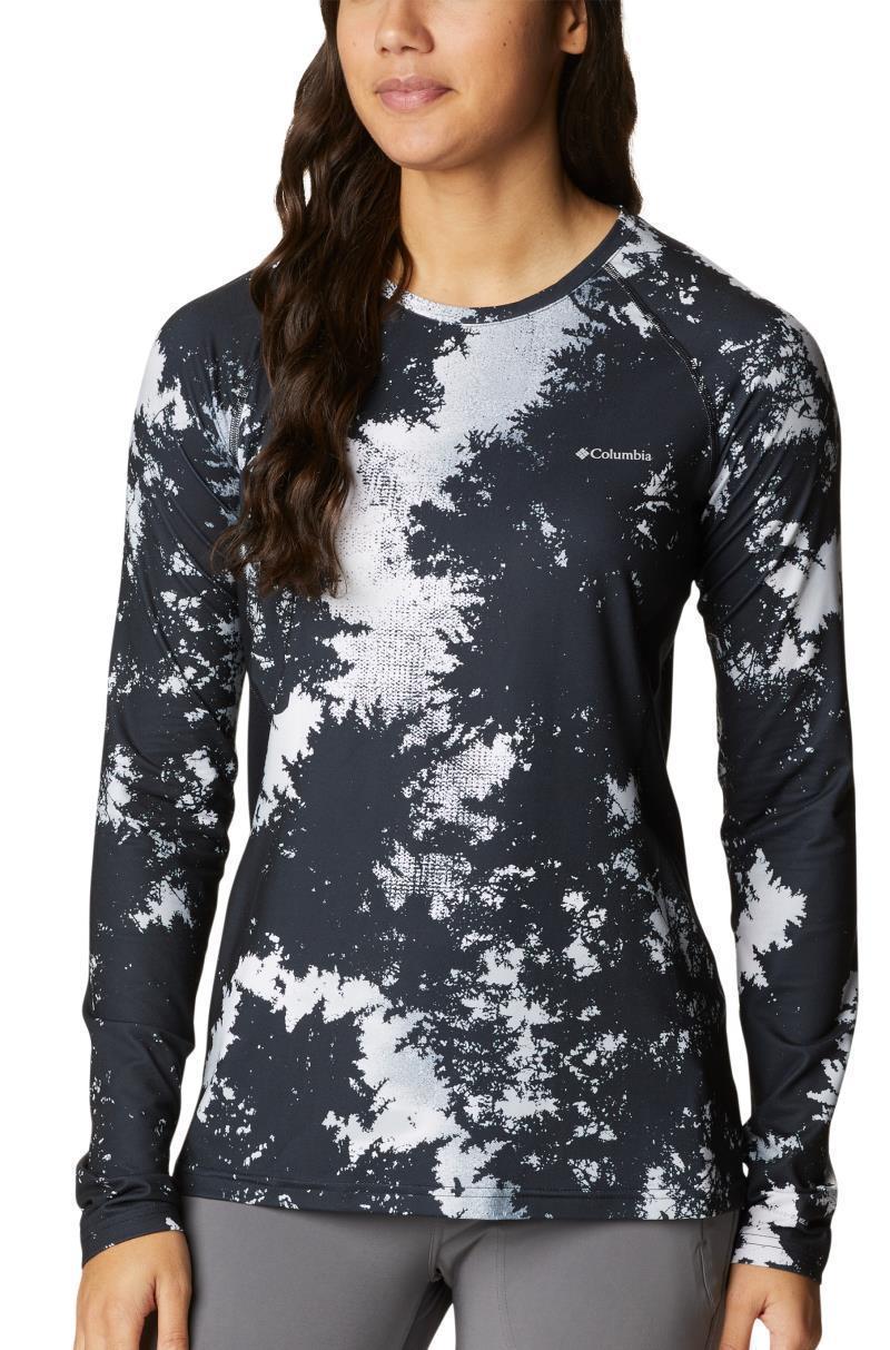 Omni-Heat Infinity Knit LS Crew - Womens - White Lookup Print 2
