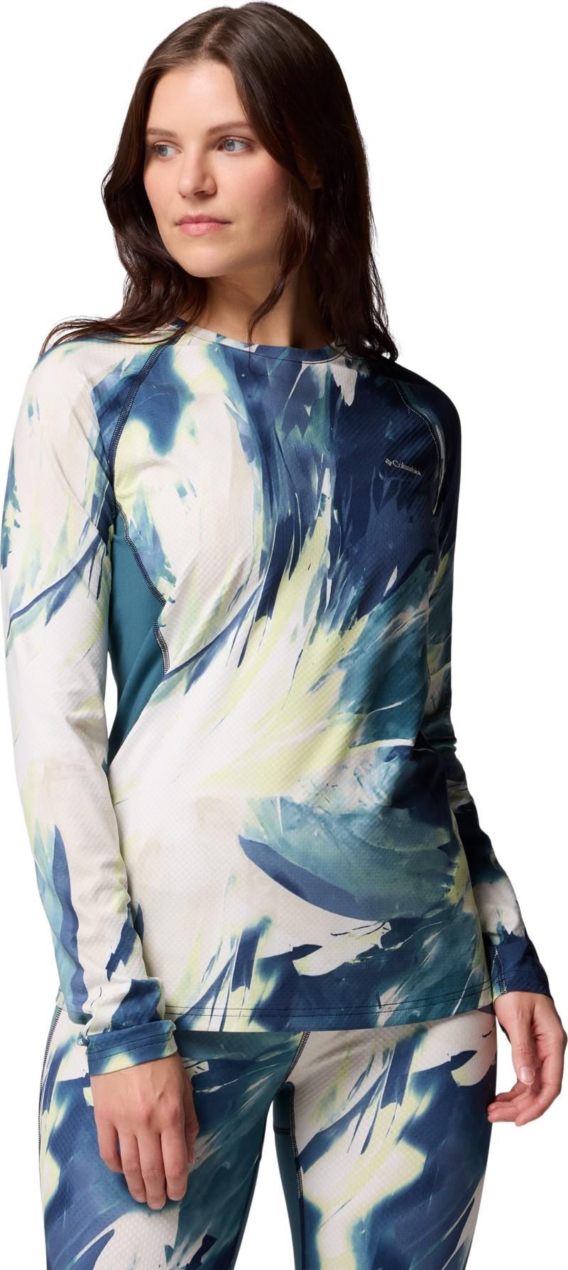 Omni-Heat Infinity Knit LS Crew - Womens - everblue snowflight 1