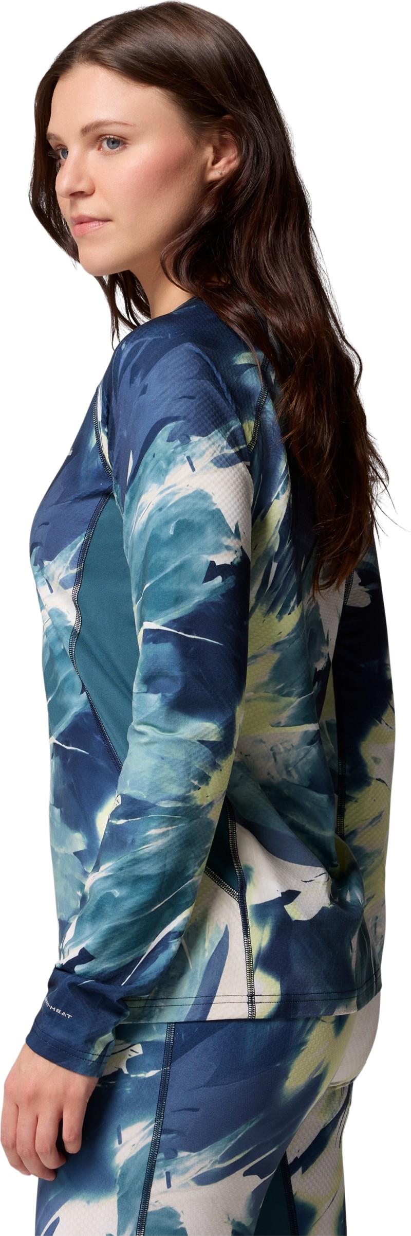 Omni-Heat Infinity Knit LS Crew - Womens - everblue snowflight 1