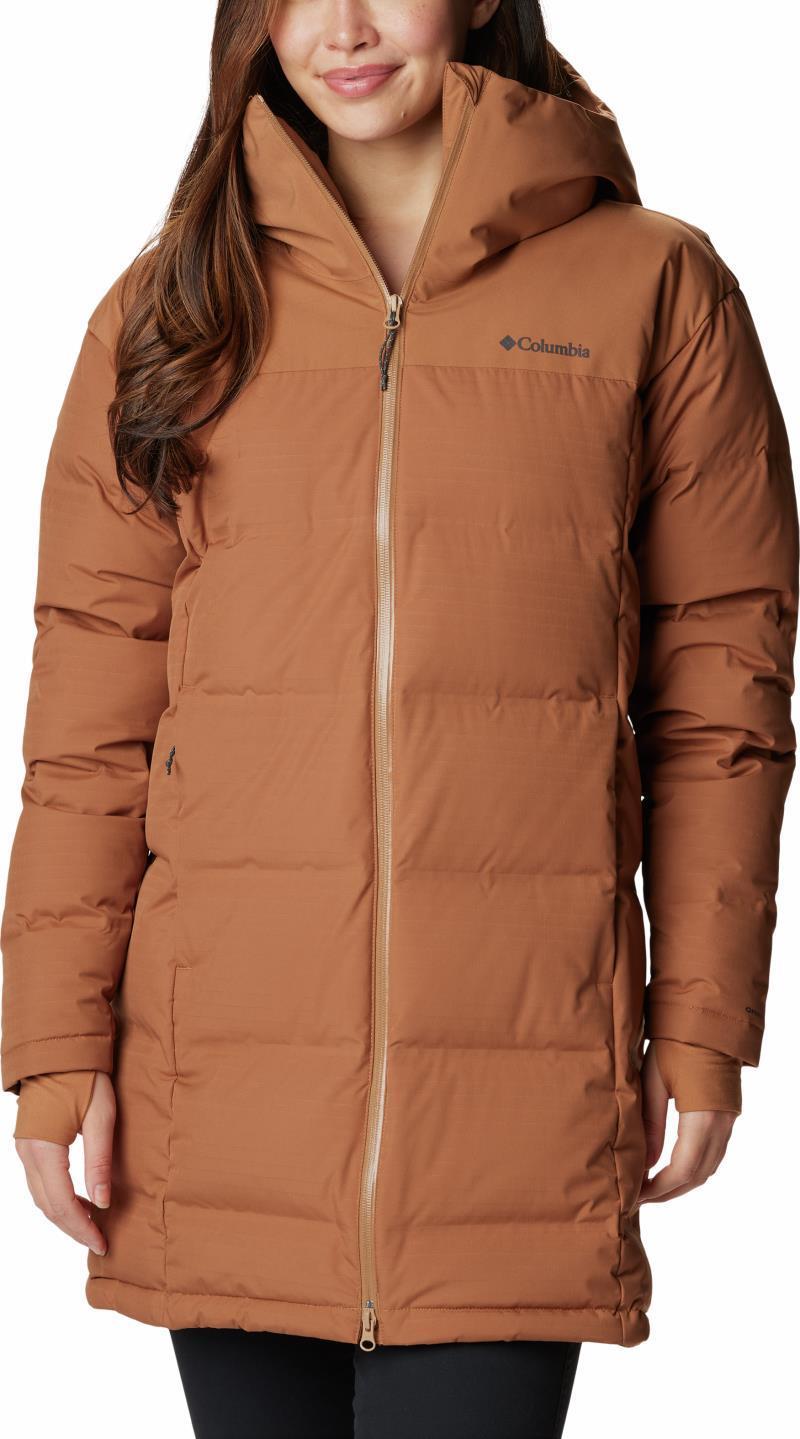 Opal Hill Mid Down Jacket - Womens - chalk / warm copper sheen 1