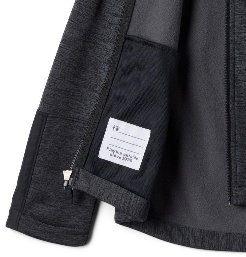 Out-Shield II Dry Fleece Full Zip - Youth - Black 3