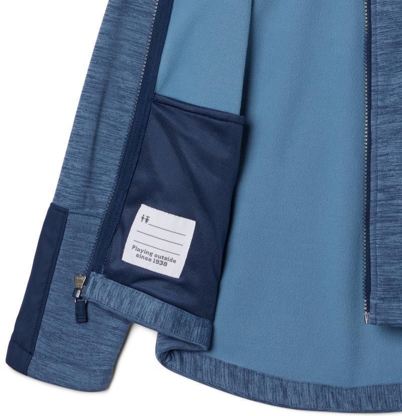 Out-Shield II Dry Fleece Full Zip - Youth - Dark Mountain / Collegiate Navy 3