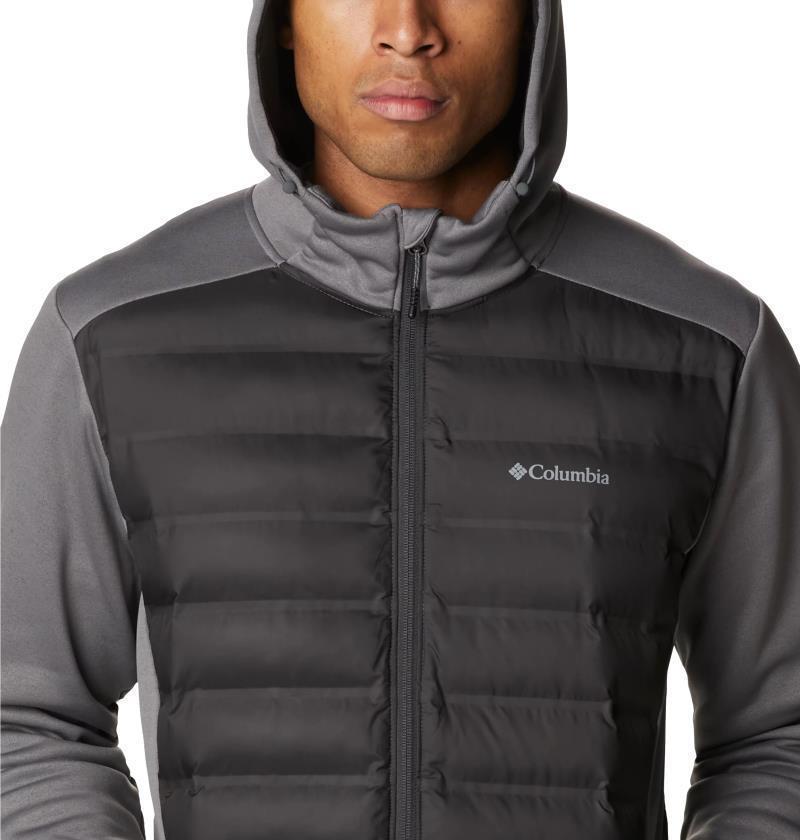 Out-Shield Insulated Full Zip Hoodie - Mens - City Grey / Shark 5