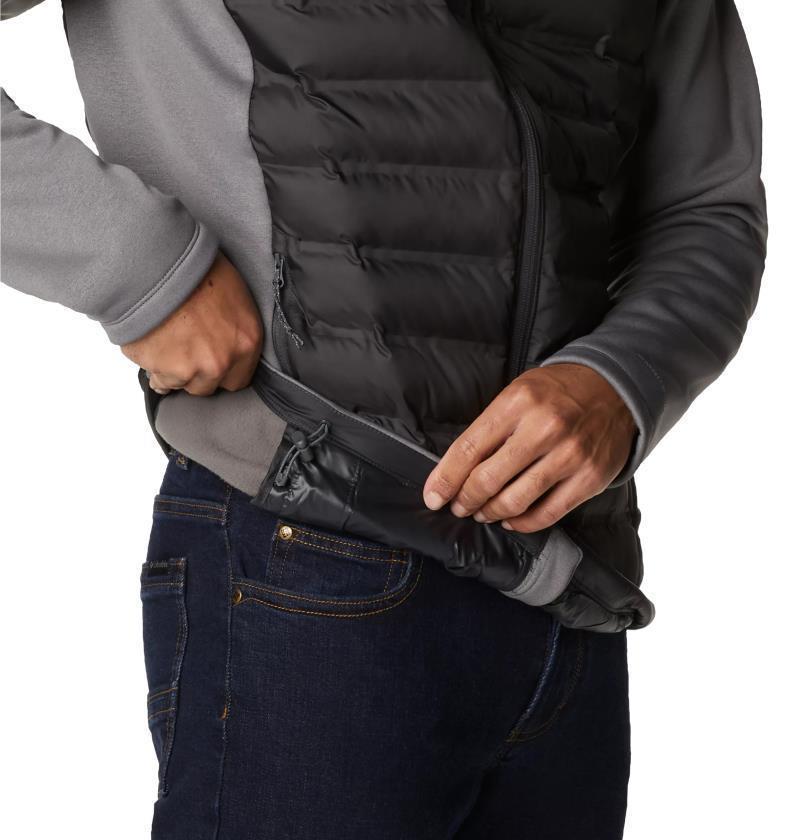 Out-Shield Insulated Full Zip Hoodie - Mens - City Grey / Shark 6