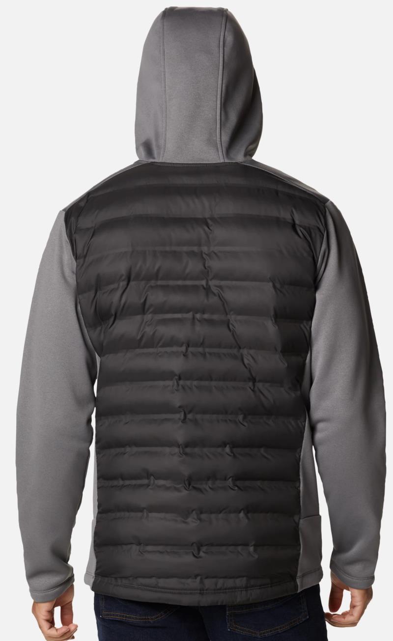 Out-Shield Insulated Full Zip Hoodie - Mens - City Grey / Shark 2
