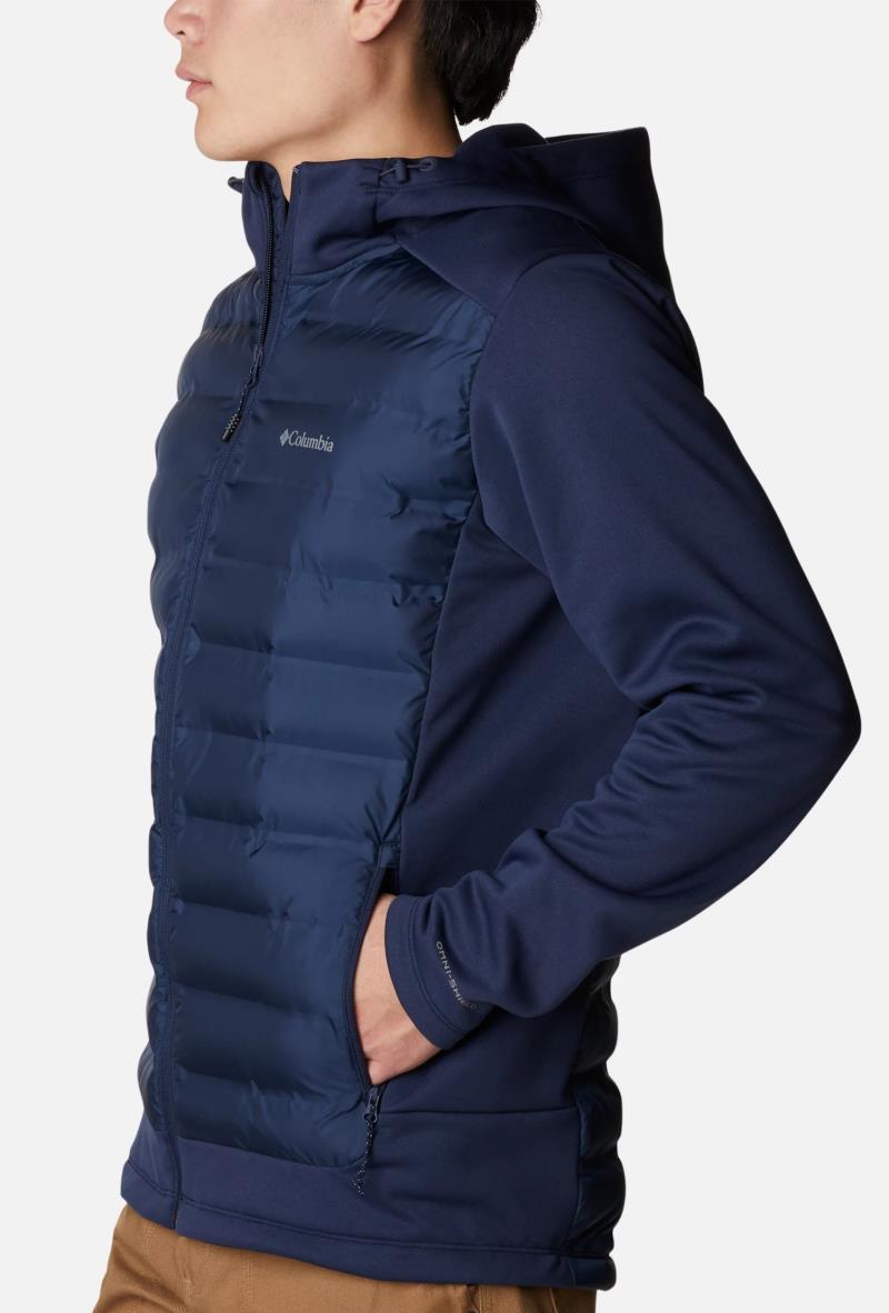 Out-Shield Insulated Full Zip Hoodie - Mens - Collegiate Navy 3