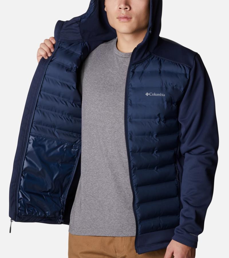 Out-Shield Insulated Full Zip Hoodie - Mens - Collegiate Navy 4
