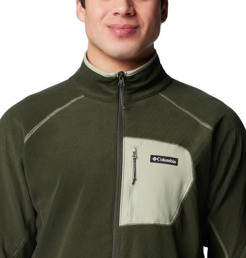 Outdoor Tracks Full Zip II - Mens - Greenscape / Safari 7