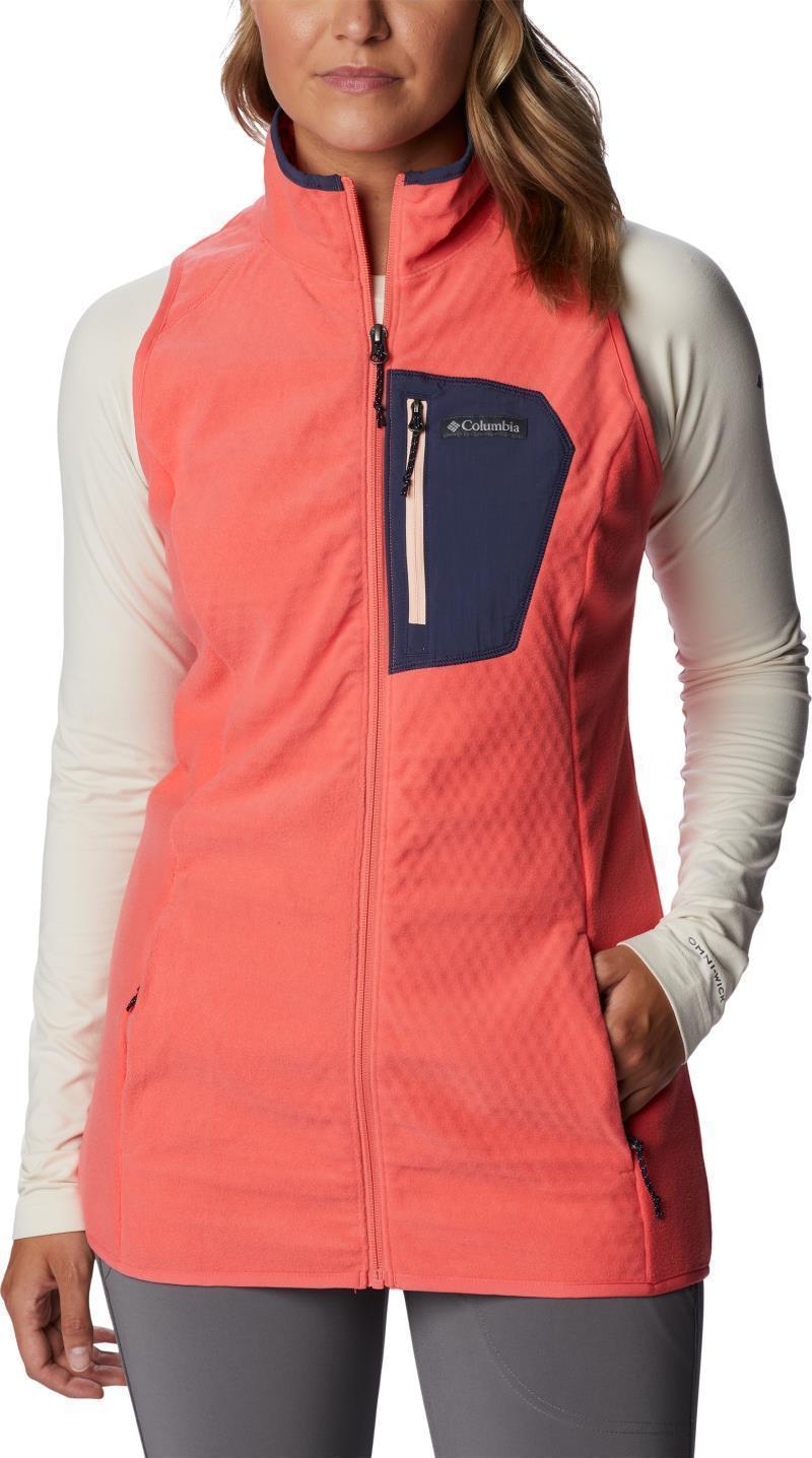 Outdoor Tracks Vest - Womens - Blush Pink / Peach Blossom 1