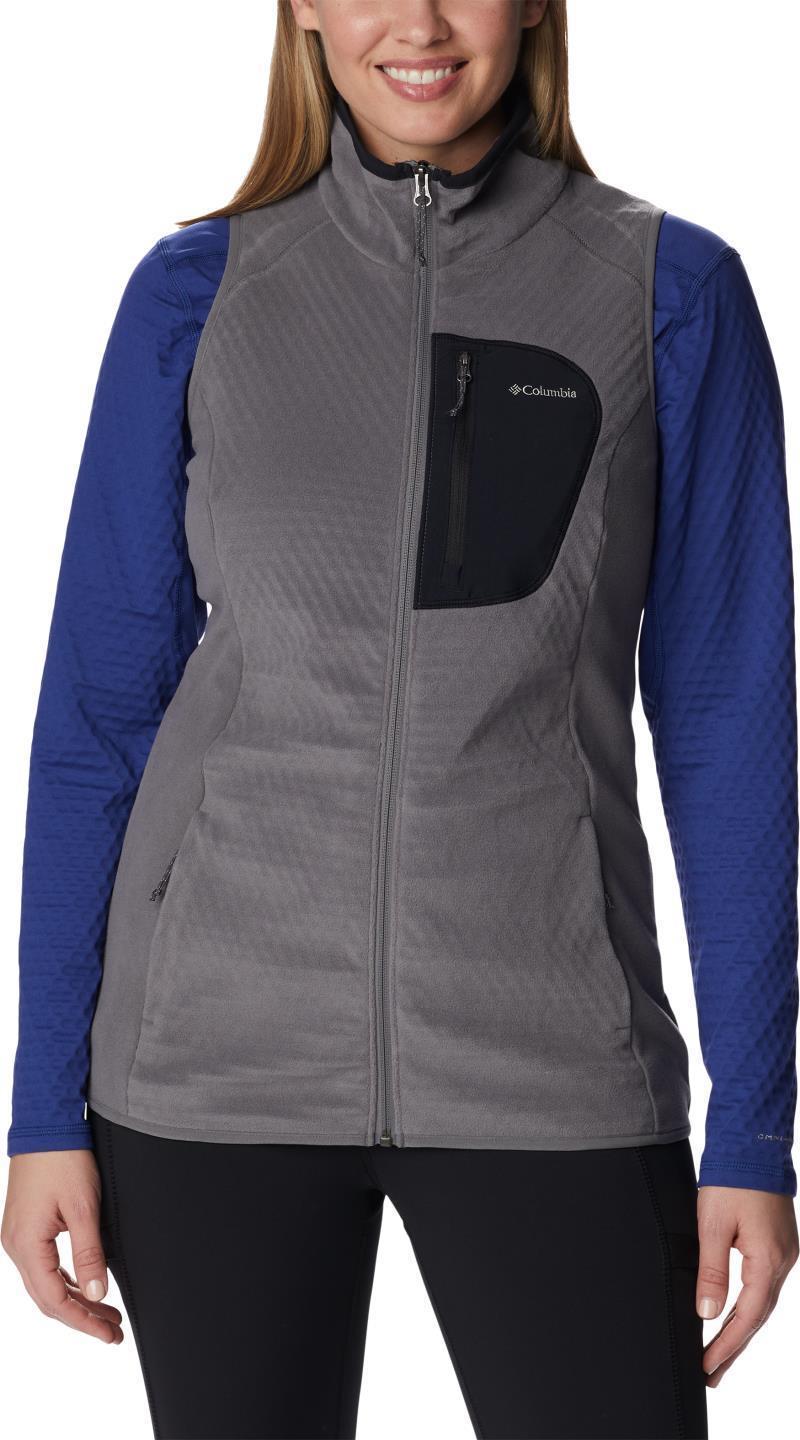 Outdoor Tracks Vest - Womens - City Grey / Black 1