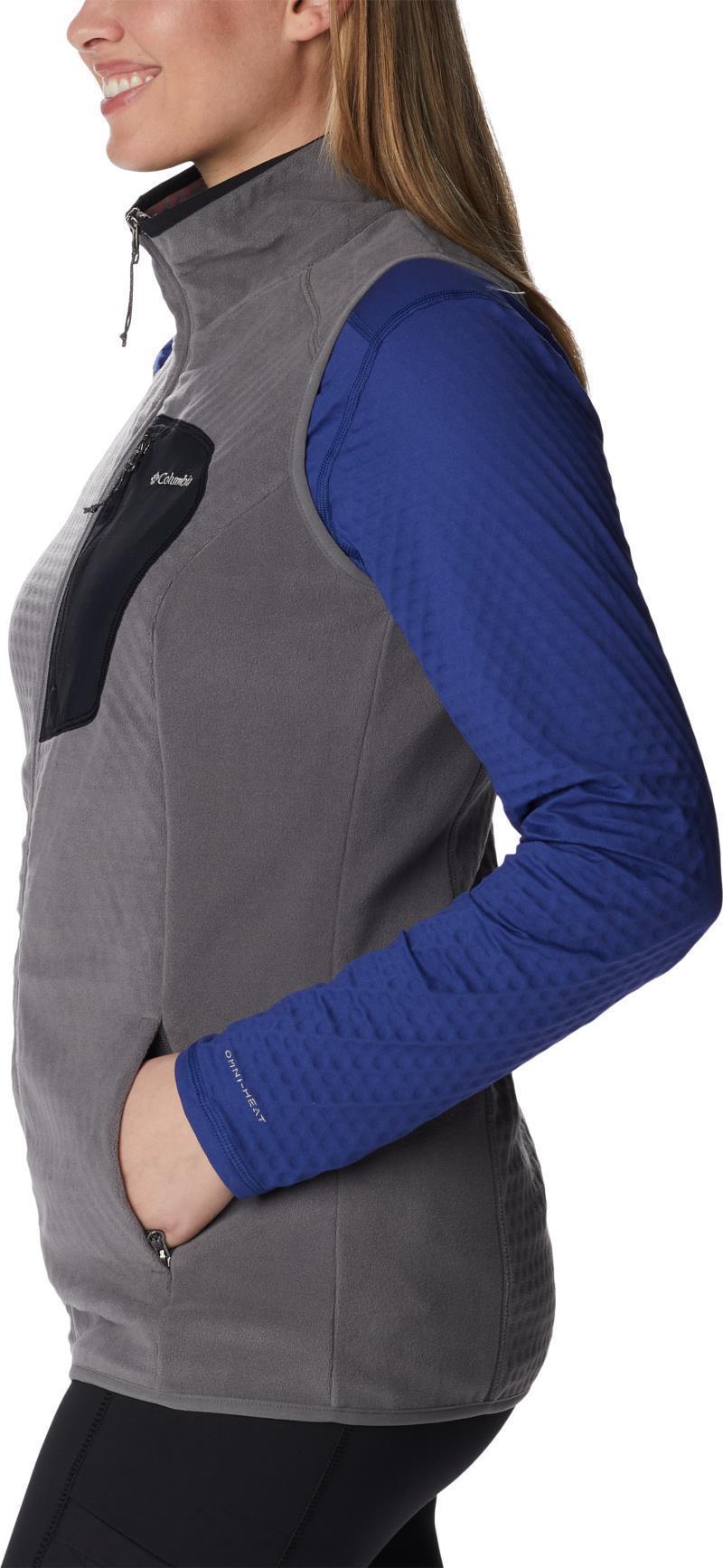 Outdoor Tracks Vest - Womens - City Grey / Black 4