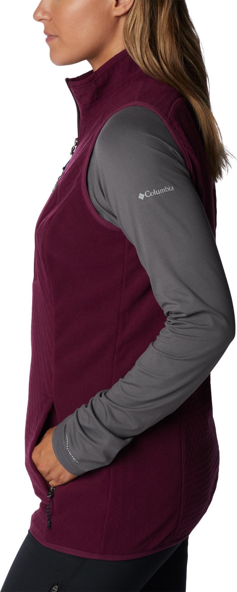 Outdoor Tracks Vest - Womens - Marionberry / Aura 4