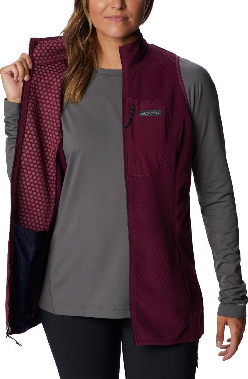 Outdoor Tracks Vest - Womens - Marionberry / Aura 5