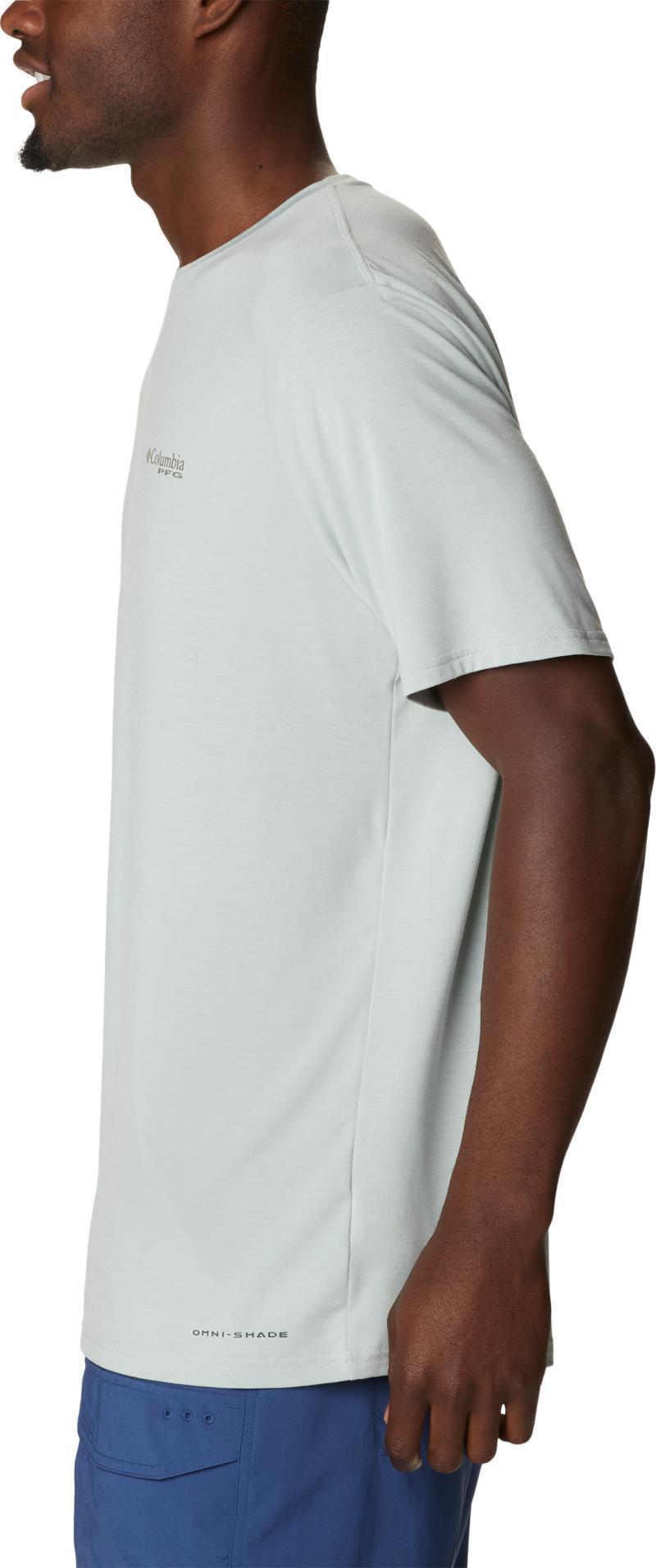 PFG Big Bait SS Tech Tee - Mens - Cool Green / Big Bait Bass Graphic 2