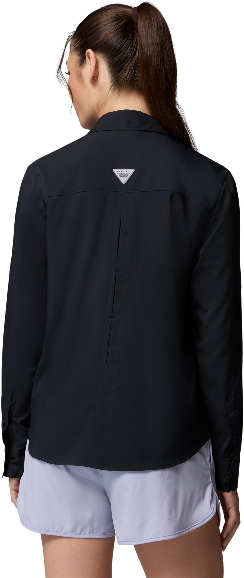 PFG Castback Woven LS - Womens - black 1
