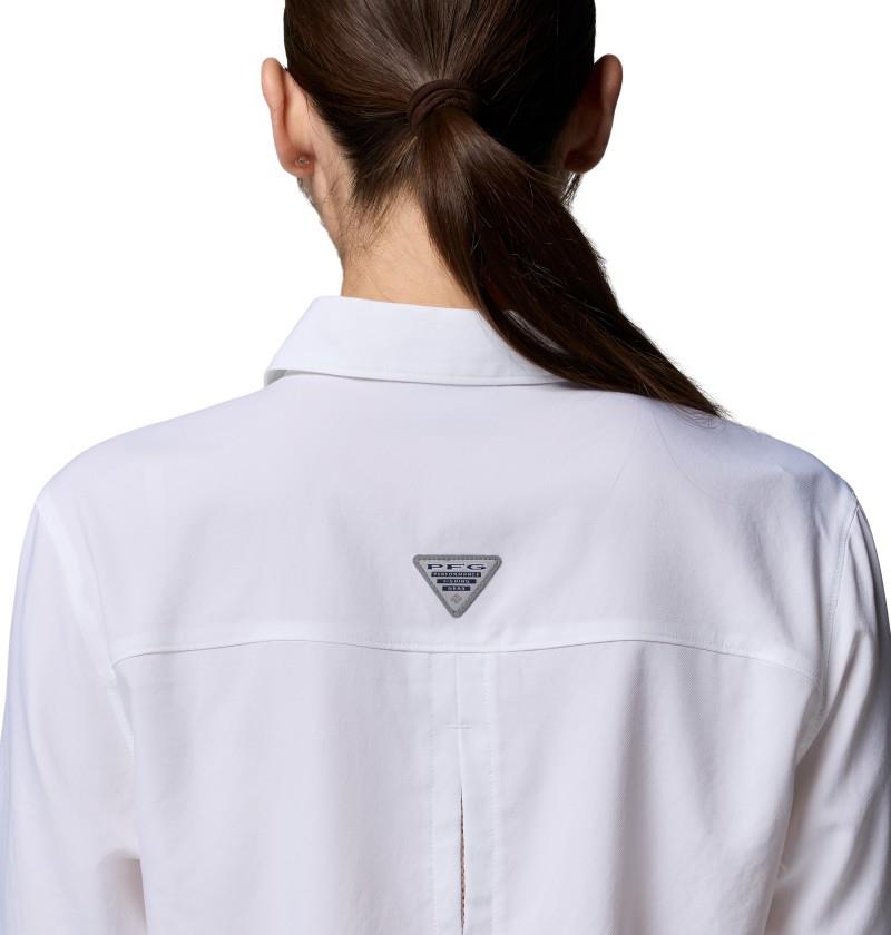 PFG Castback Woven LS - Womens - white 1
