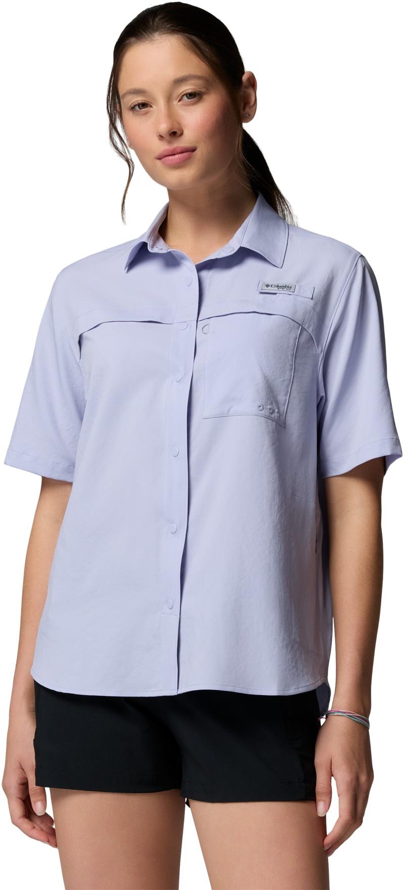 PFG Castback Woven SS - Womens - twilight 1