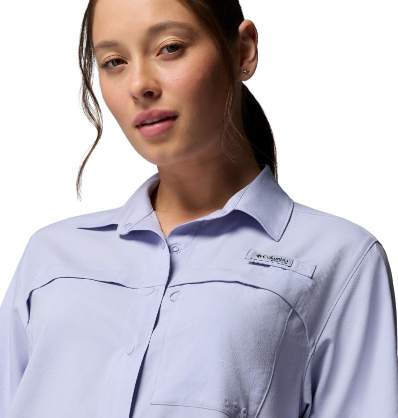 PFG Castback Woven SS - Womens - twilight 1