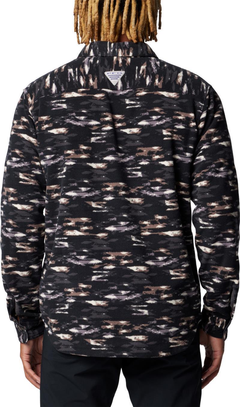 PFG Fall River Over Shirt - Mens - Black Saddle Stripe 2