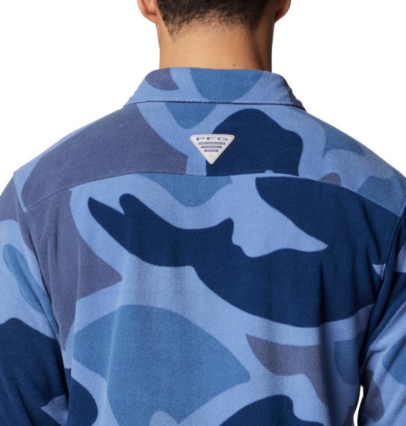 PFG Fall River Over Shirt - Mens - Bluebell Inlets Camo 3