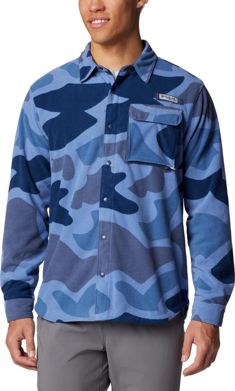 PFG Fall River Over Shirt - Mens - Bluebell Inlets Camo 4