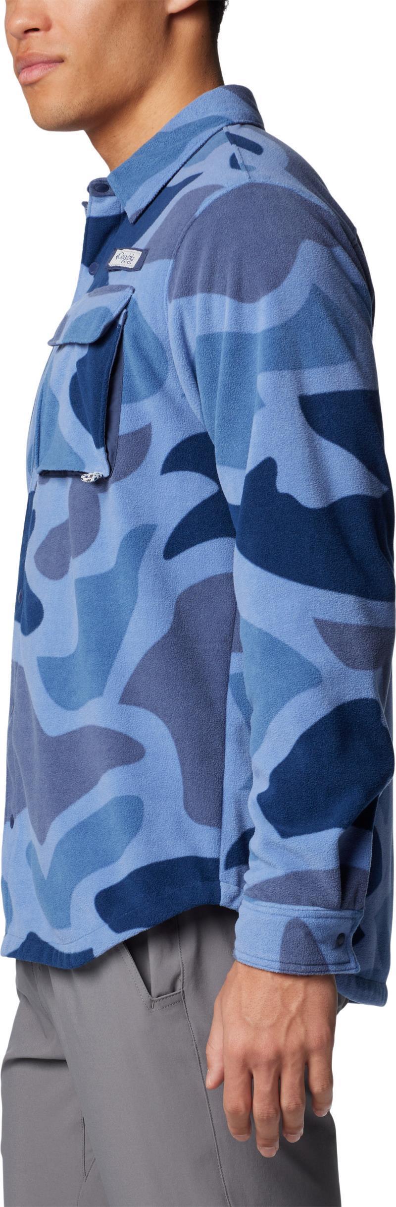 PFG Fall River Over Shirt - Mens - Bluebell Inlets Camo 5