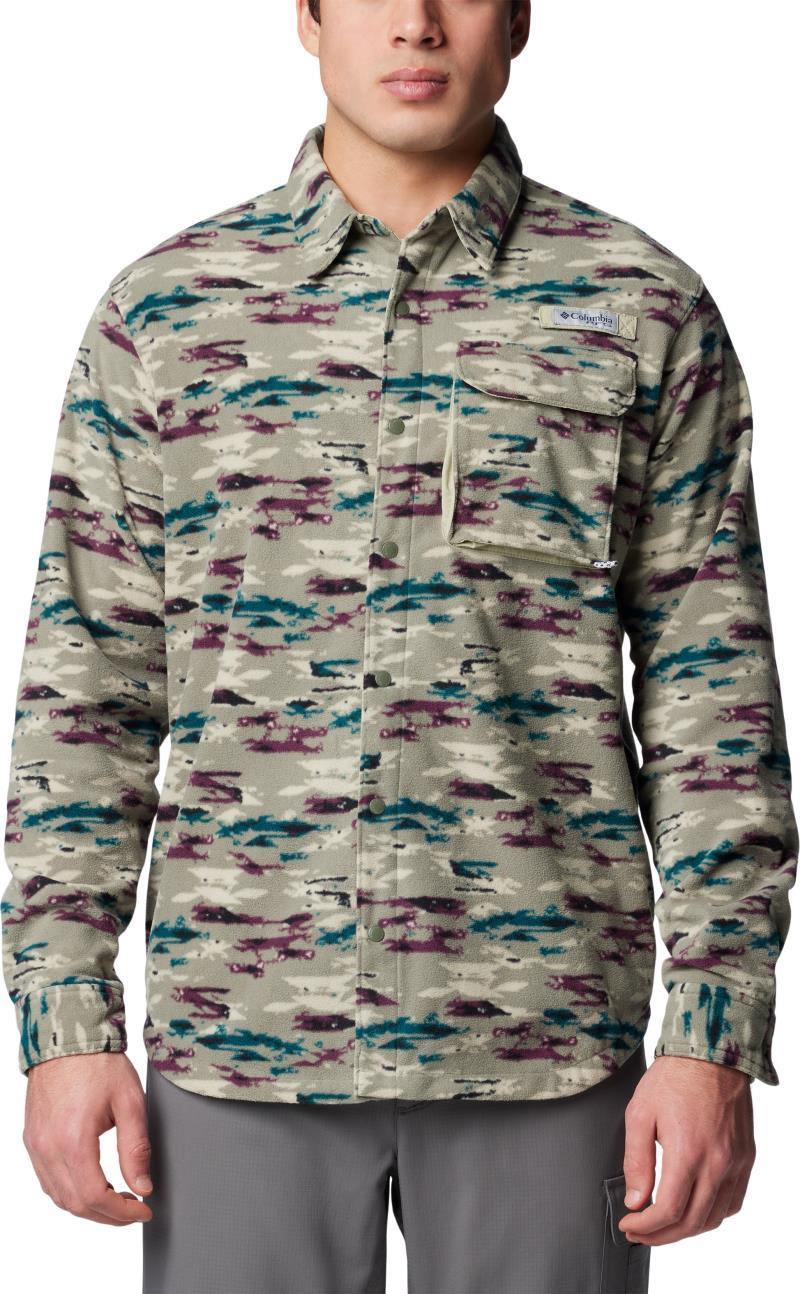 PFG Fall River Over Shirt - Mens - Cypress Saddle Stripe 4