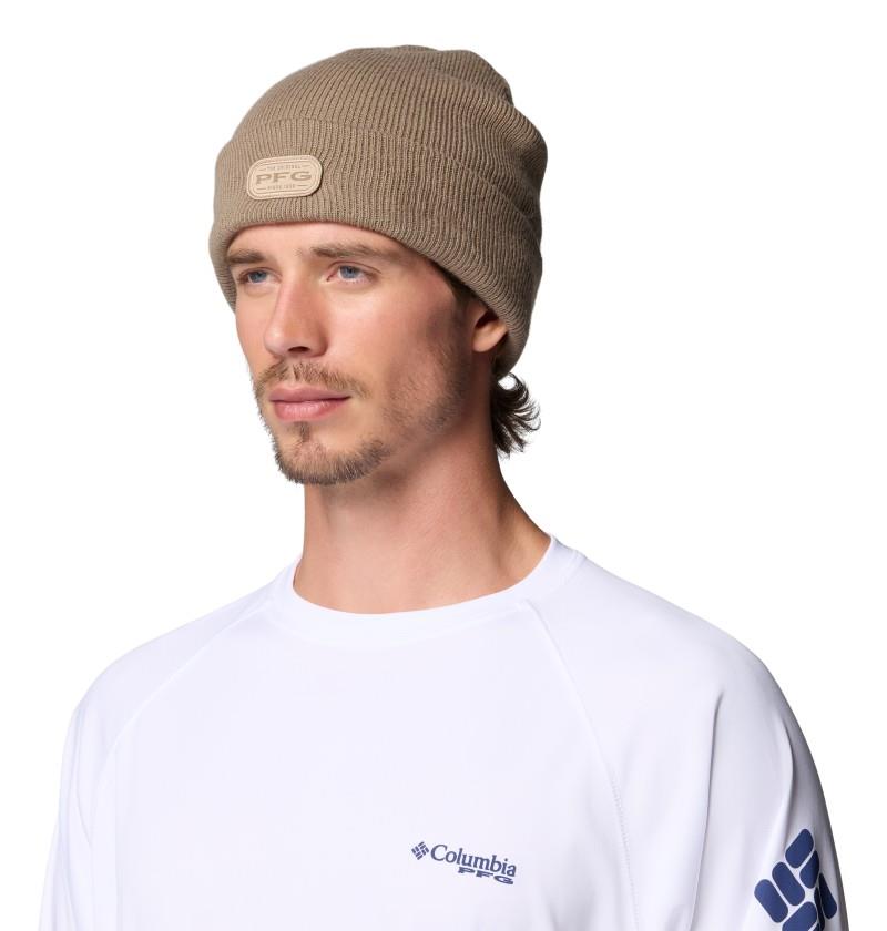 PFG Fish Trek Beanie - truffle / pfg bean patch 1
