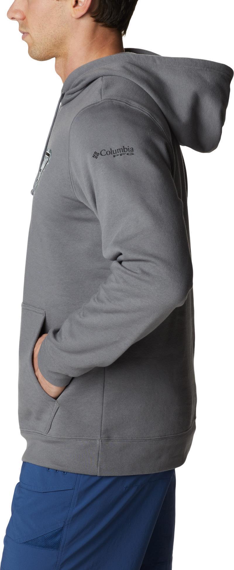 PFG Hooks Fill Hoodie - Mens - City Grey / Black Rt Horizon 3