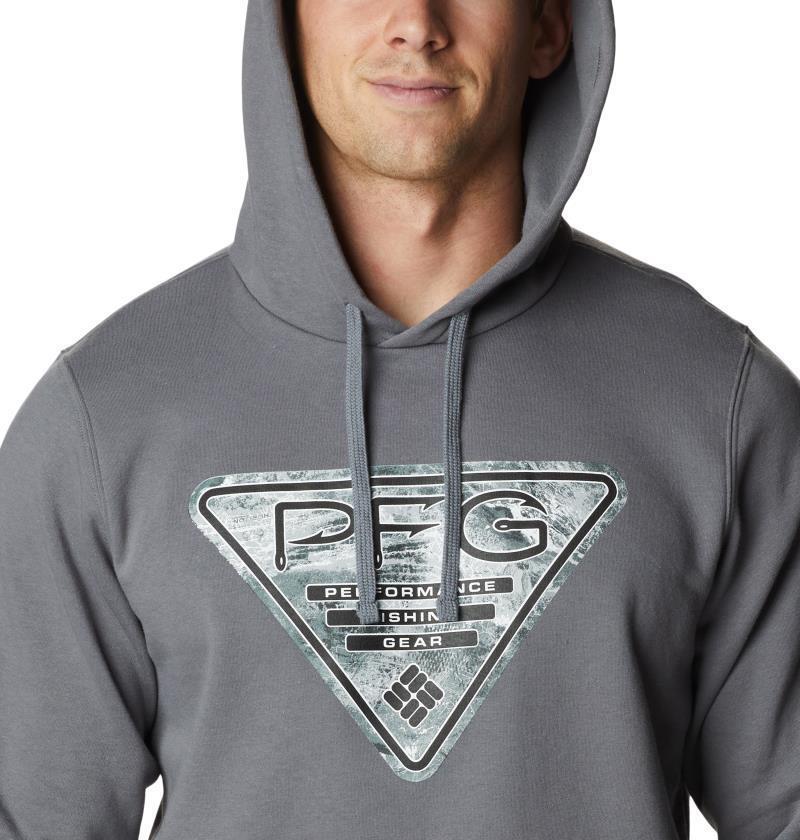 PFG Hooks Fill Hoodie - Mens - City Grey / Black Rt Horizon 4